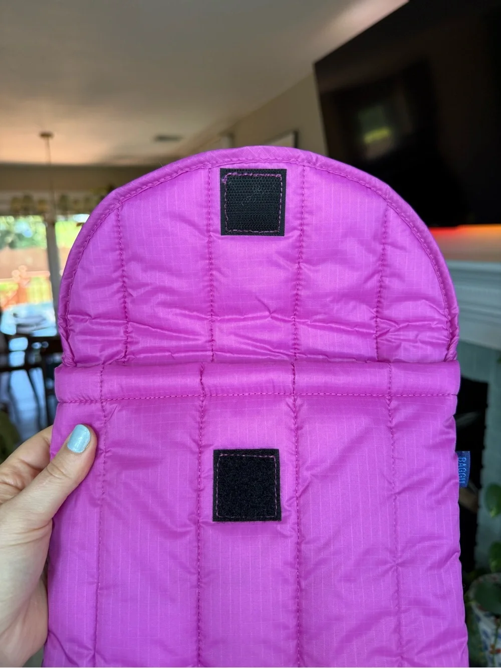 BAGGU 13/14 Extra Pink Puffy Laptop Sleeve